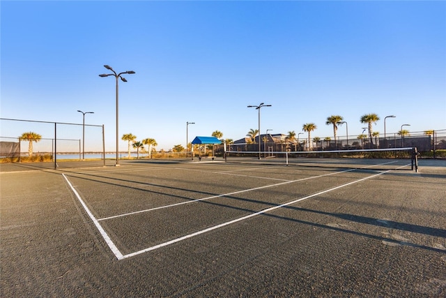 view of sport court