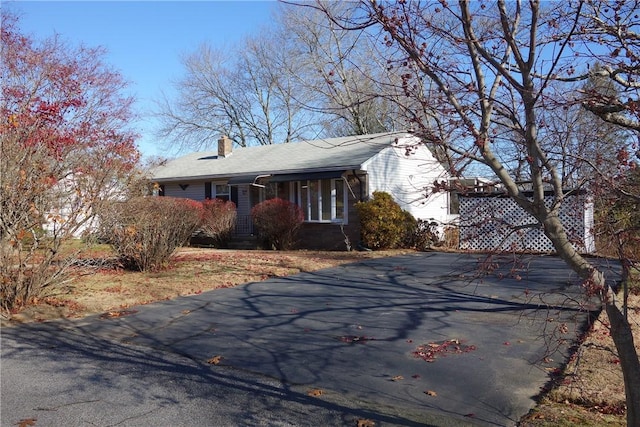 view of front of home