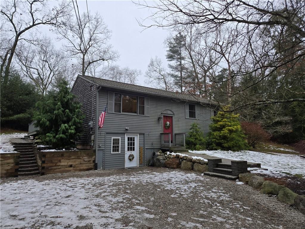 view of front of home