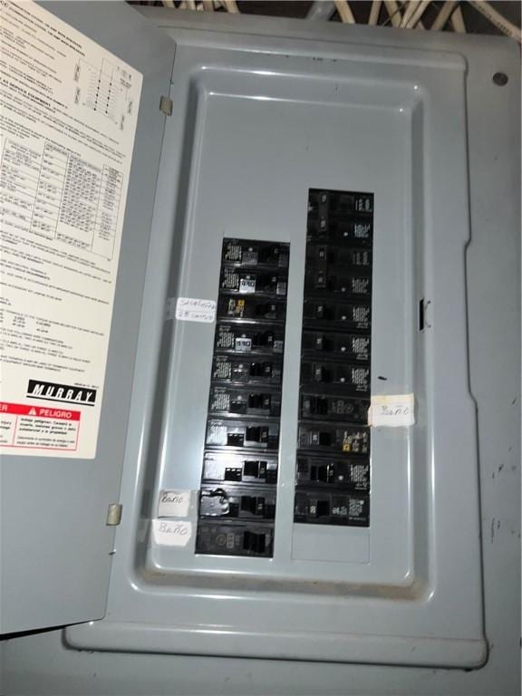 utilities with electric panel