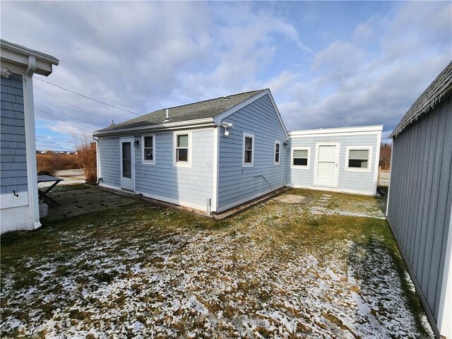 view of rear view of property