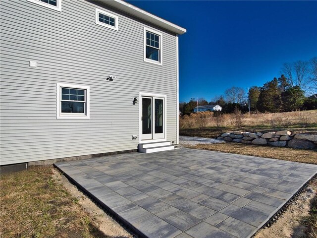 rear view of house with a patio area