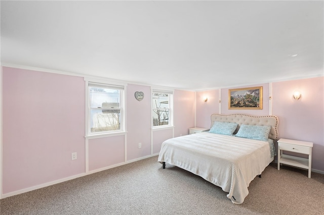 bedroom with carpet flooring