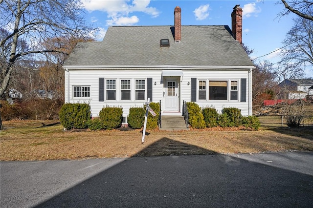 view of cape cod-style house