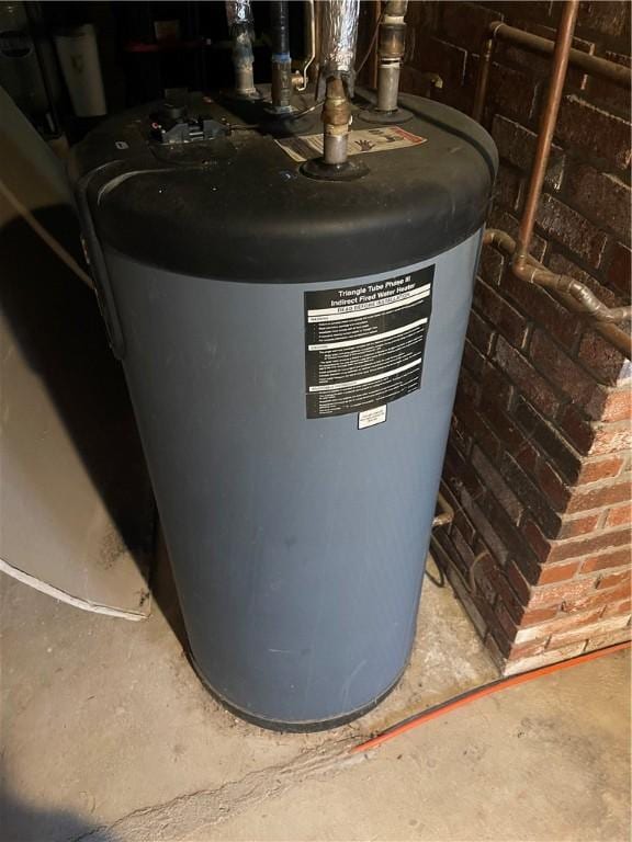 room details featuring water heater