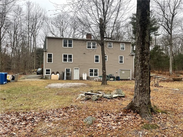 view of rear view of property