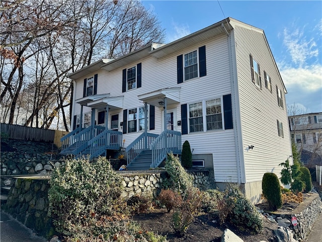 view of front of home