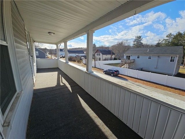 balcony with a porch