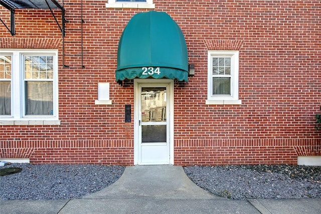 view of entrance to property