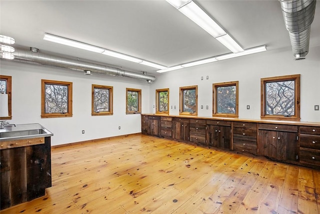 1635 Isabella Beach Rd, Southold, NY 06390 - miscellaneous room with light wood-style flooring and a sink