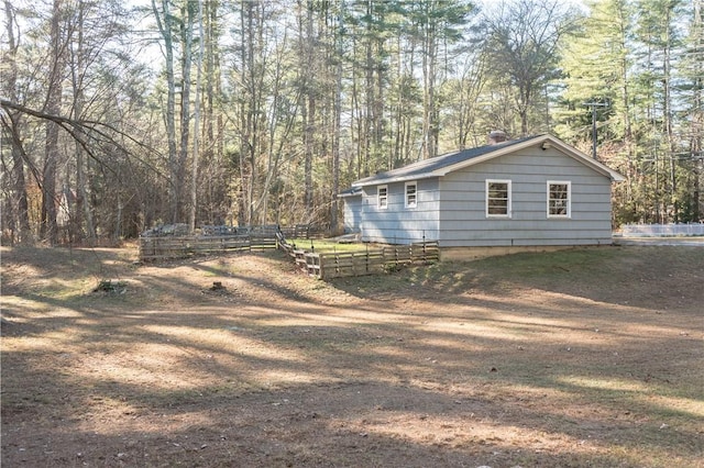 view of side of property