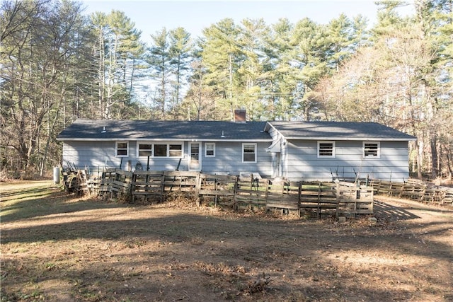 view of rear view of house