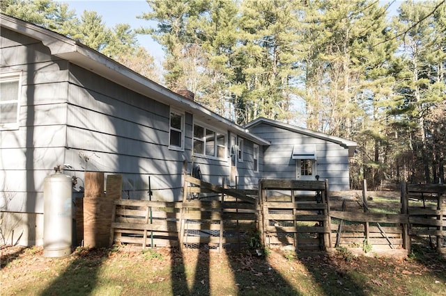 view of home's exterior