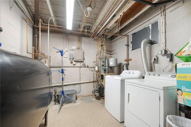 laundry room with washer and clothes dryer