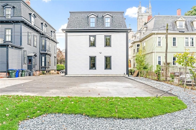 view of rear view of property