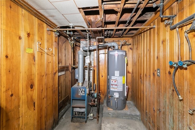 utilities with gas water heater