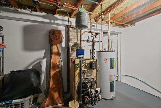 utilities featuring electric water heater