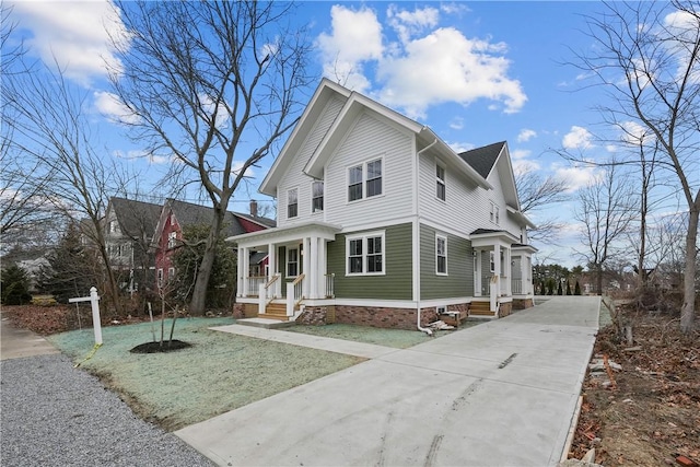 view of front of home