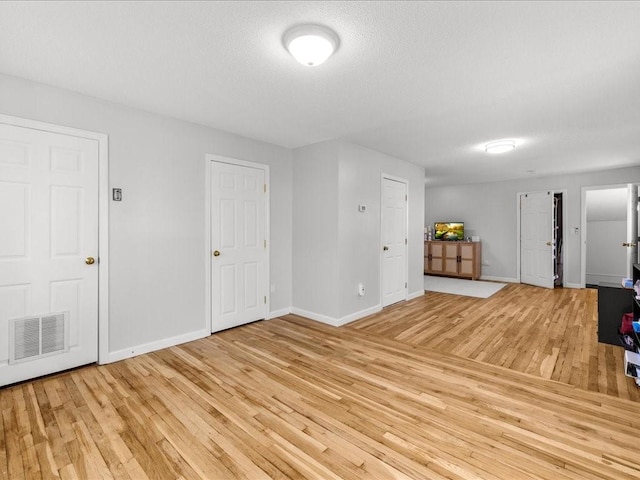 interior space with light wood-type flooring