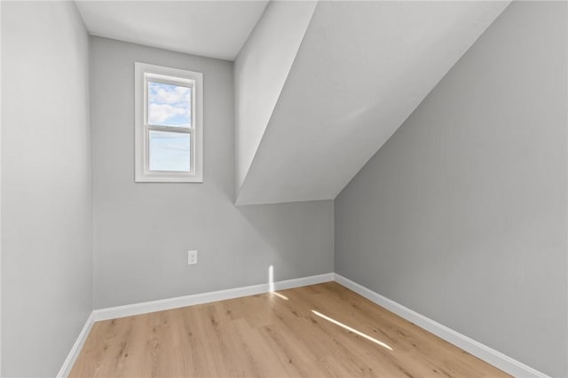 bonus room featuring light hardwood / wood-style floors