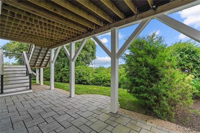 view of patio