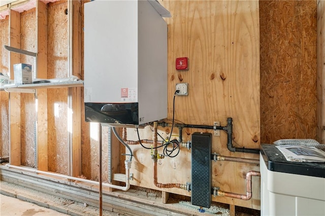 utilities featuring tankless water heater