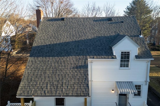 view of rear view of property