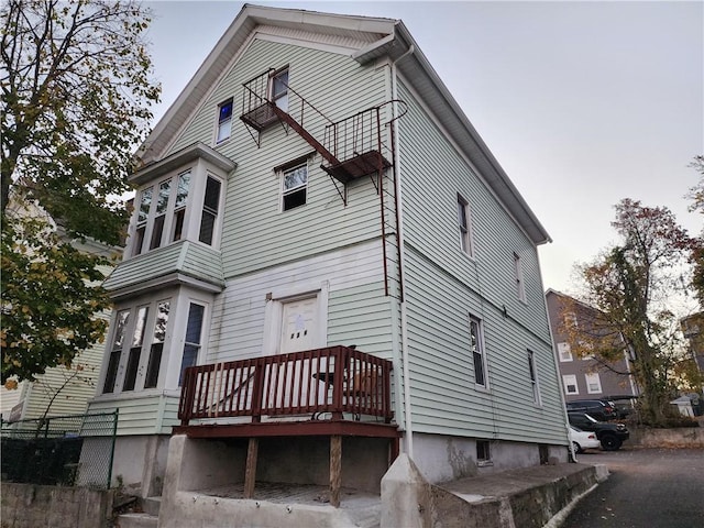 view of rear view of house