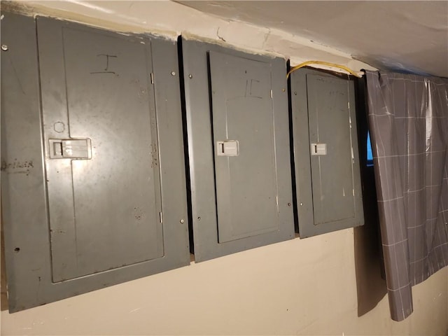 utility room featuring electric panel