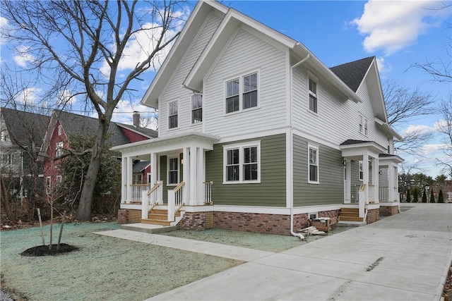 view of front of property