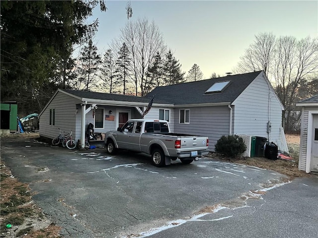 view of front of home