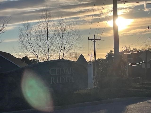 view of community / neighborhood sign