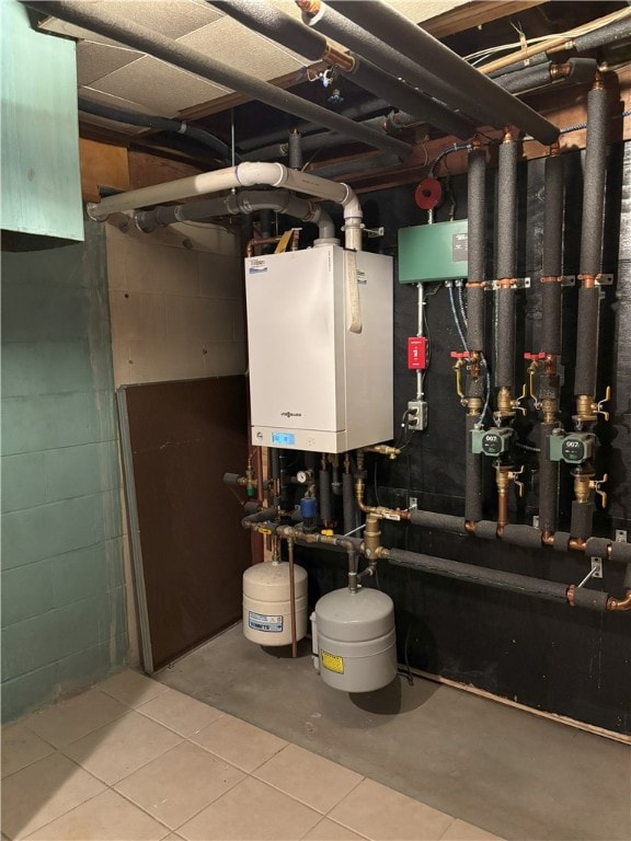 utilities featuring tankless water heater