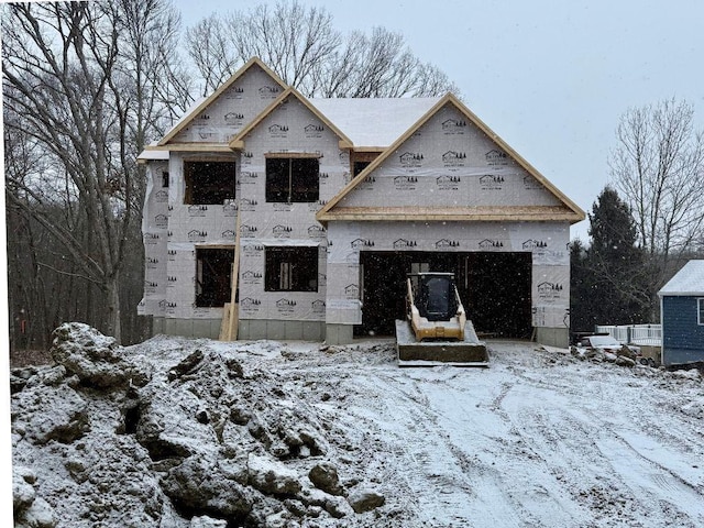 view of property in mid-construction