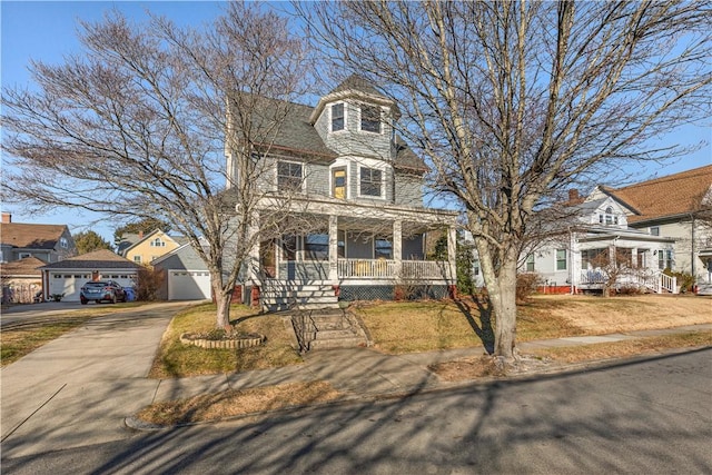 victorian home featuring covered porch