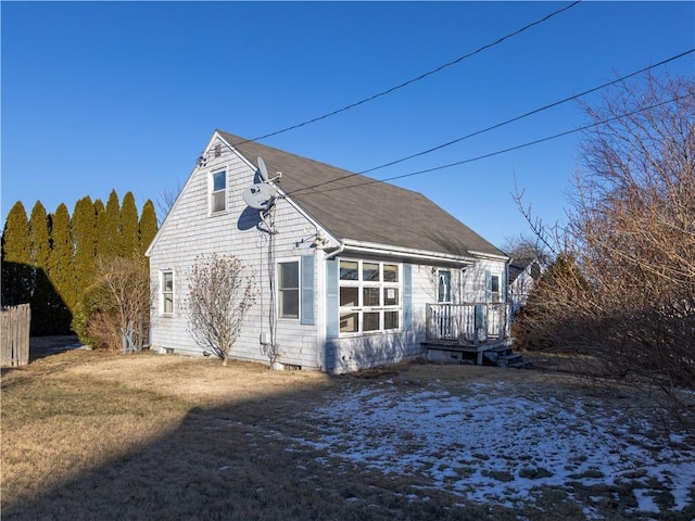 view of rear view of house