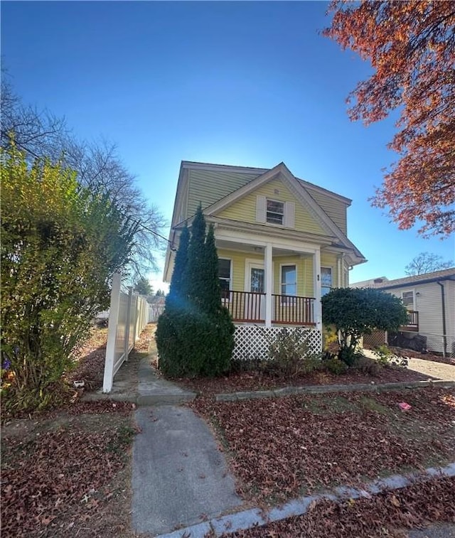 bungalow-style house with a porch