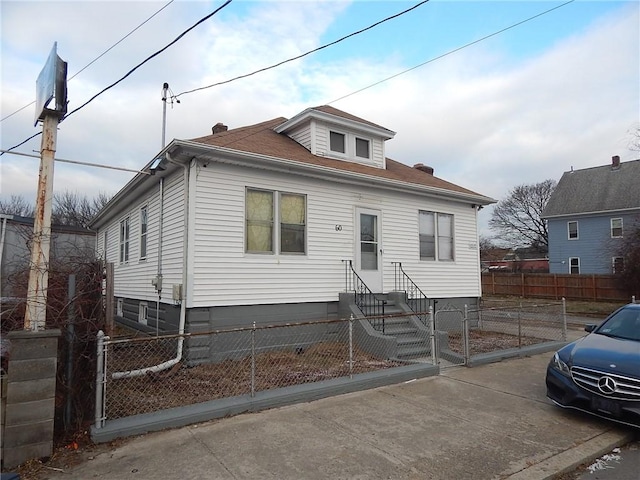 view of bungalow-style house