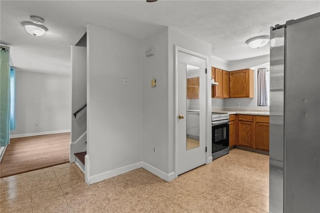 kitchen featuring appliances with stainless steel finishes