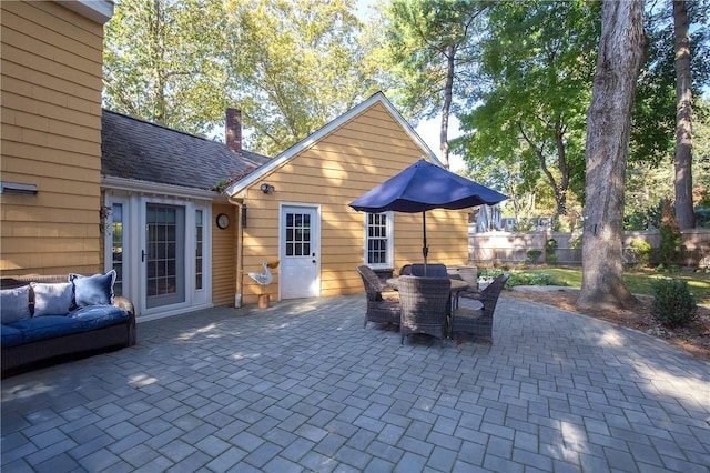 view of patio / terrace with outdoor lounge area