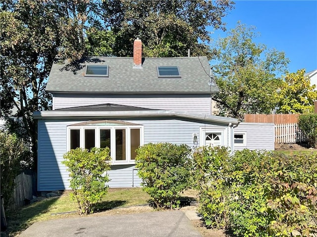 view of rear view of house