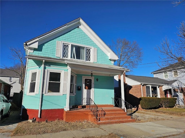 view of front of home