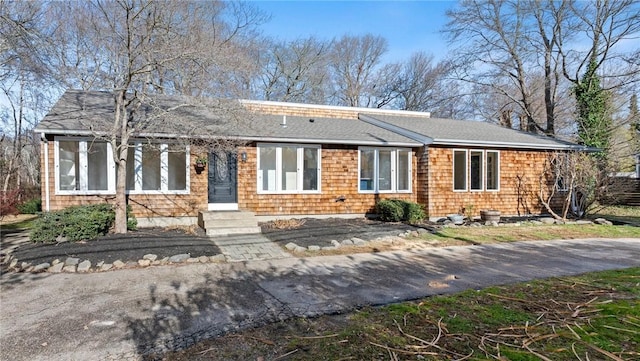 view of ranch-style home