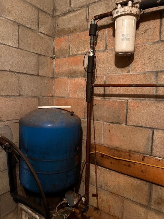 view of utility room