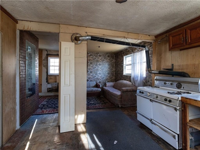 kitchen featuring double oven range