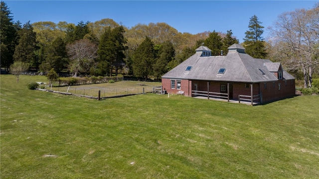 view of yard with a patio