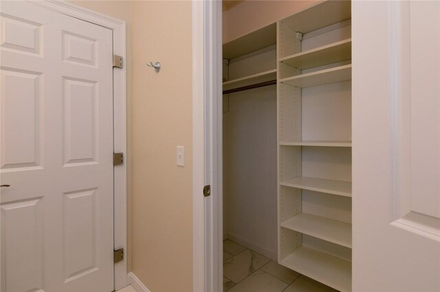 view of closet