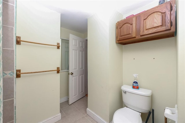 bathroom featuring toilet