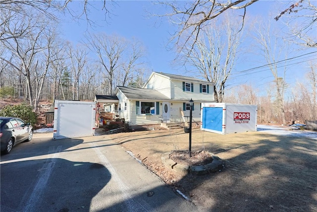 view of front of home