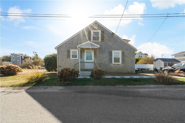 view of bungalow